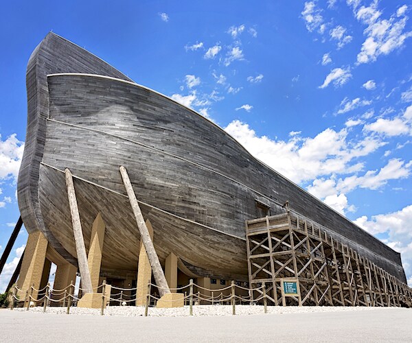 The Ark Encounter is a full-size Noah's Ark in Kentucky built by Answers in Genesis