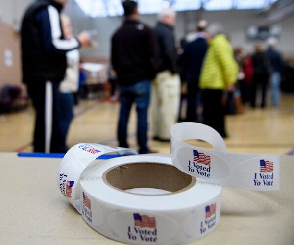 voting in potomac, maryland, for the 2018 midterms