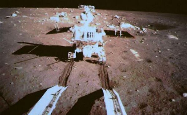 China's Moon Rover Leaves Its Mark on Lunar Soil