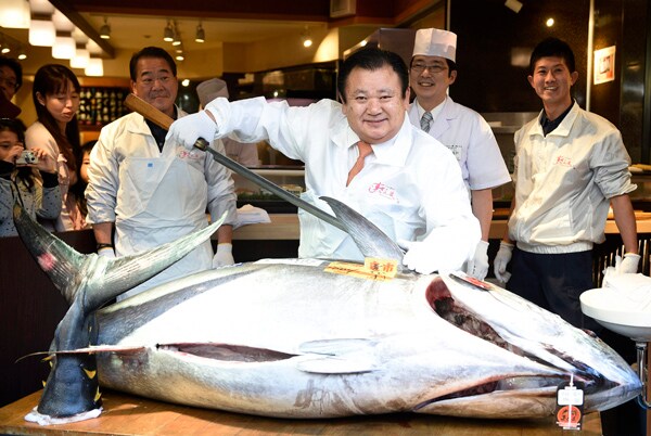 $37,500 Bluefin Tuna Sells to High Bidder in Tokyo's First Catch of 2015