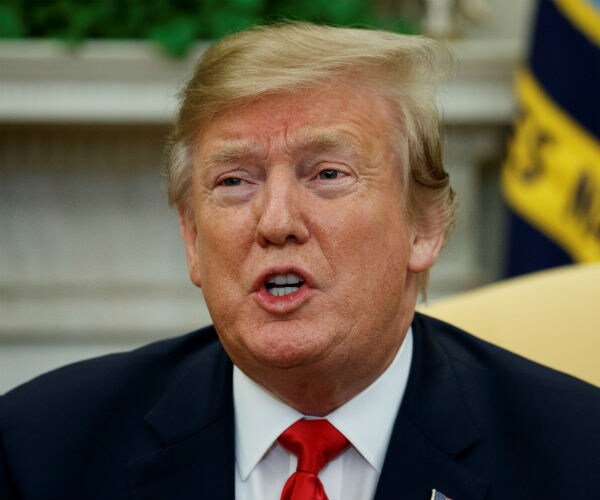 president donald trump speaking in the oval office of the white house 