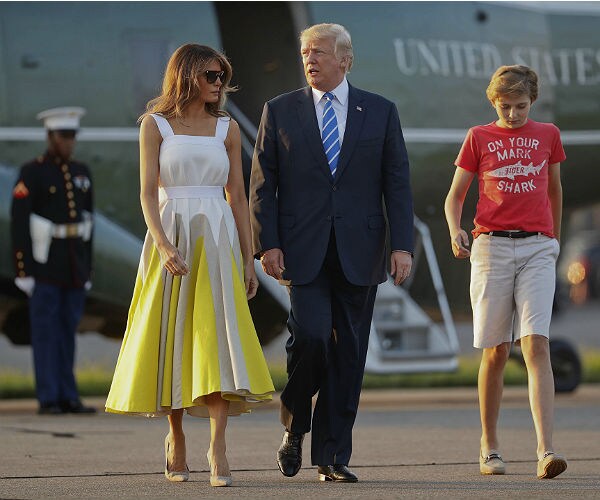 First Lady Thanks Chelsea Clinton for Defending Barron Trump