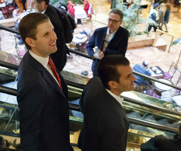 Trump Family Drops Access Offered for Charity Donations