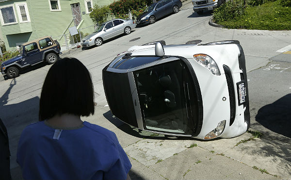 Smart Car Tipping Flips Out San Francisco's Compact Car Owners