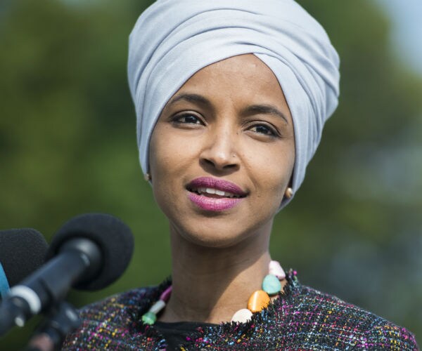 Rep. Ilhan Omar speaking in washington