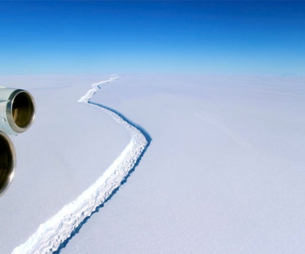 Iceberg Breaking Off Antarctica at Faster Rate