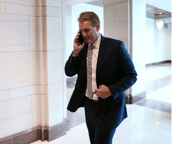 Jeff Flake: 'I Couldn't Sleep at Night' Backing Trump