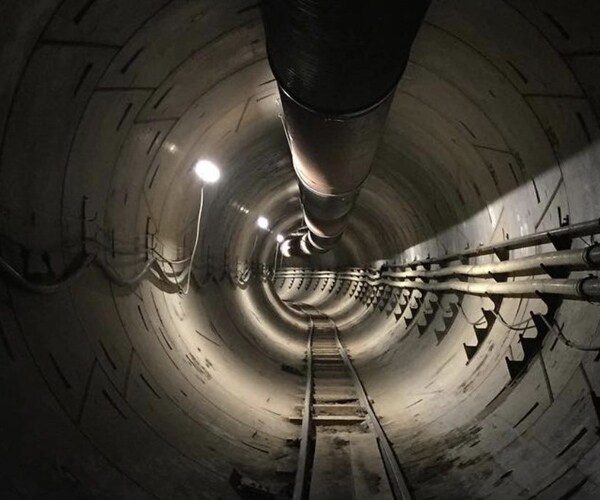 Elon Musk's LA Tunnel Starts to Take Shape