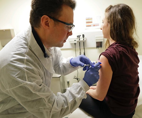 Volunteers Get 1st Coronavirus Vaccine Test Shots