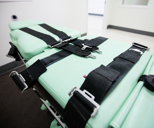 a bed for lethal injection at san quentin state prison in california