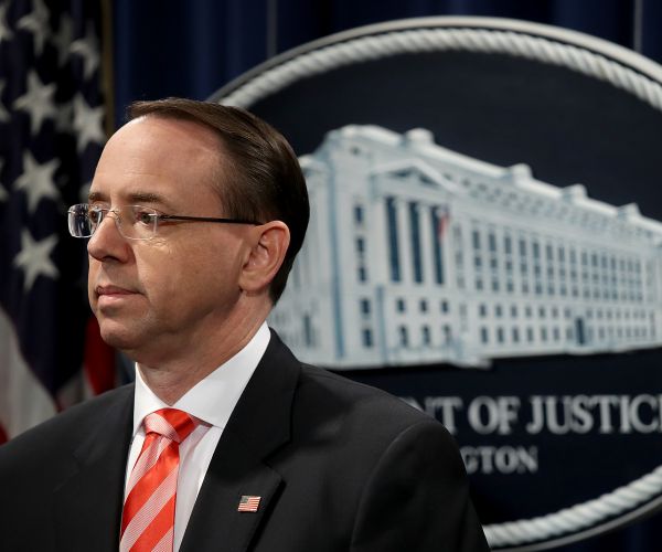 Fire Deputy Attorney General Rod Rosenstein