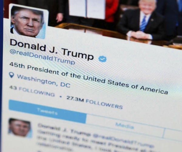 donald trump's twitter account