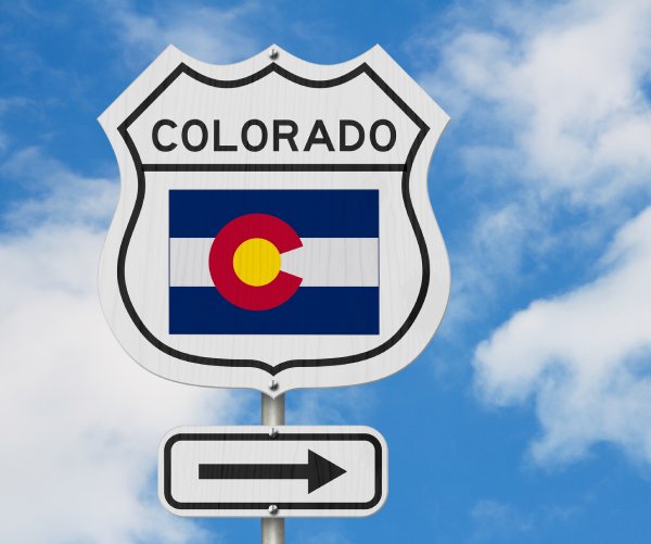 colorado road sign