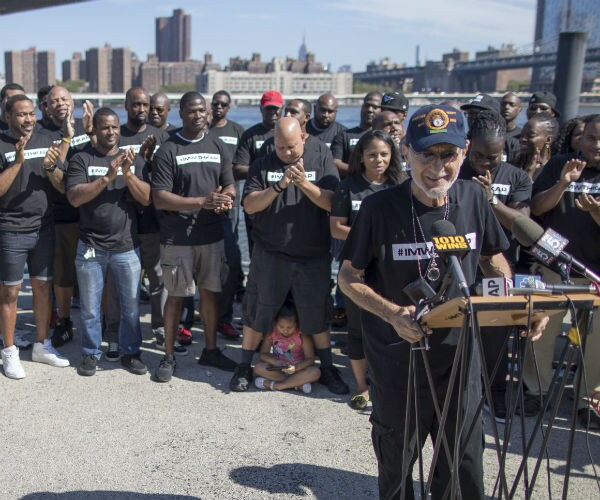 Serpico, Others from NYPD, Rally in Support of Kaepernick