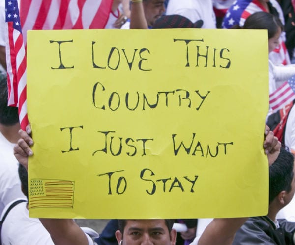 immigration rally or protest 