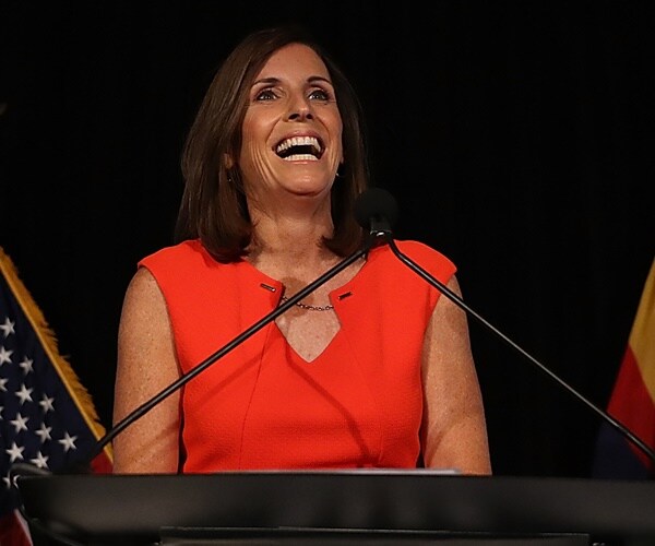 martha mcsally speaks at podium