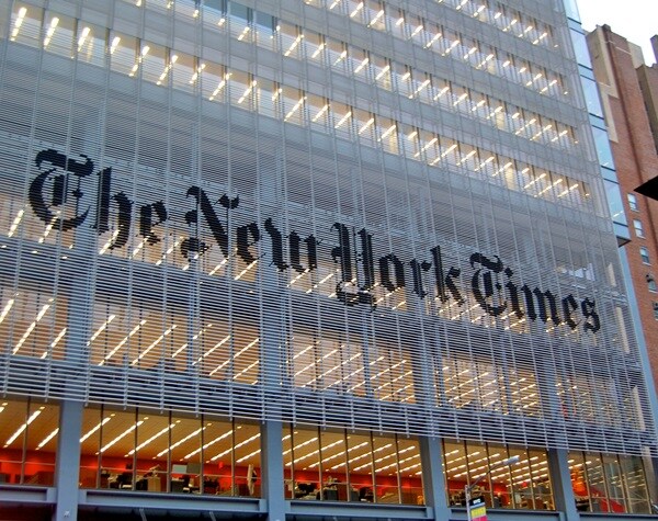 the glass new york times building