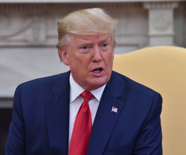 President Donald Trump in the Oval Office