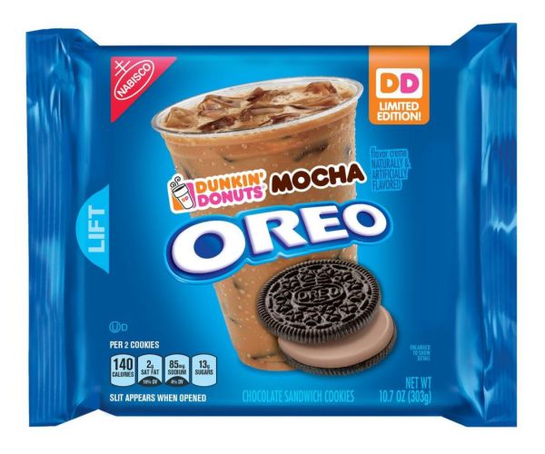 Oreo's Dunkin' Donuts Mocha-Flavored Cookies Hit Stores