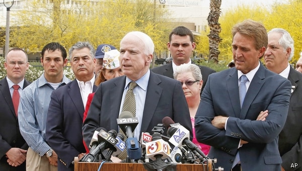 Sens. McCain, Flake Vow to Unearth 'Truth' in 40 VA Deaths