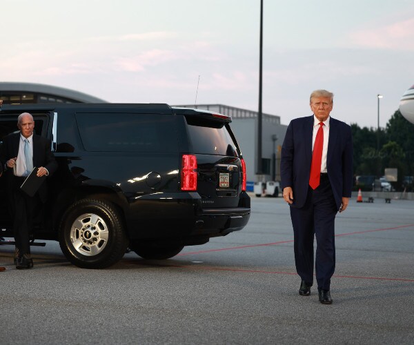 former us president donald trump atlanta georgia 