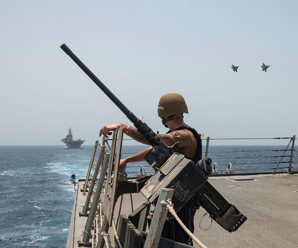 US Navy Ship Shoots Down Drone From Yemen