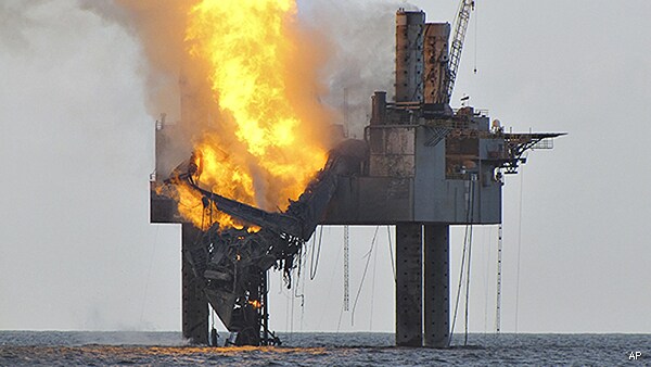 Rig Fire in Gulf: Natural Gas Burning; Not Nearly as Bad as Oil Spill