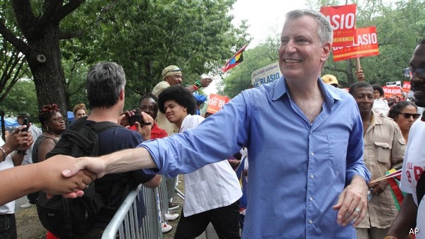 Poll: De Blasio Has Commanding Hold in NYC Mayor's Race