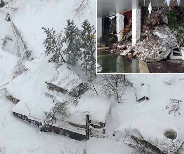 Avalanche in Italy Buries 30 in Ski Hotel After 4 Earth Tremors