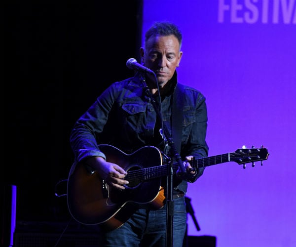 Bruce Springsteen performs onstage during the 13th annual Stand Up for Heroes event