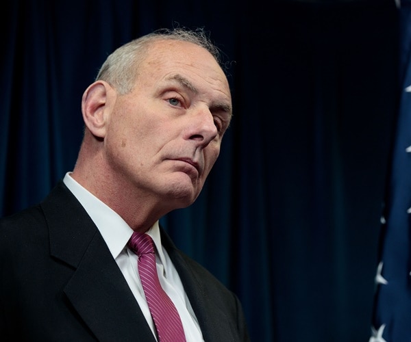 john kelly listens to questions during a press conference 