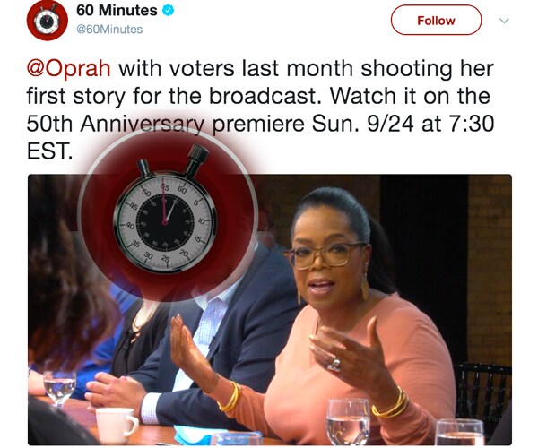 Oprah's a '60 Minutes' Special Contributor Now