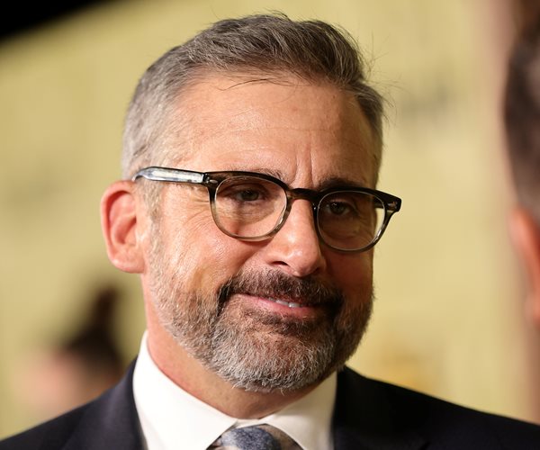 Steve Carell smiles