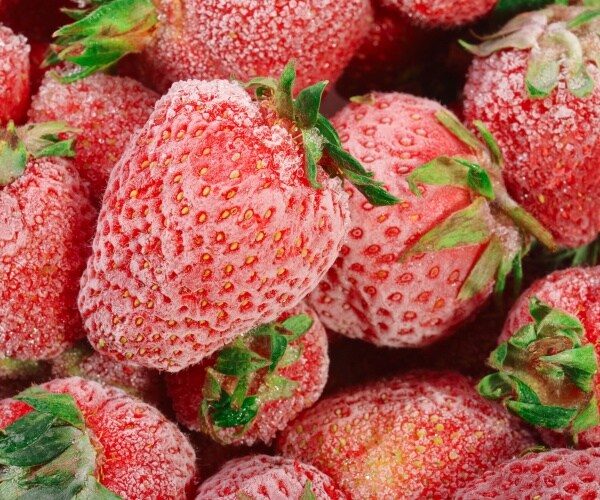 whole frozen strawberries