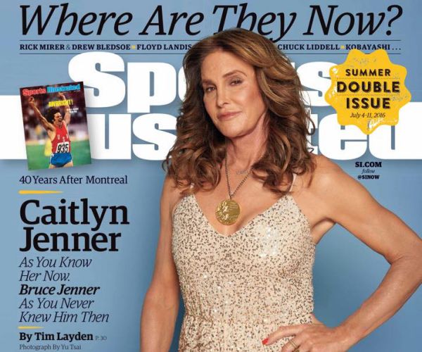 Caitlyn Jenner Graces Cover of Sports Illustrated Wearing Gold Medal