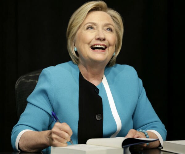 Hillary Clinton Signs Copies of New Book at NYC Bookstore