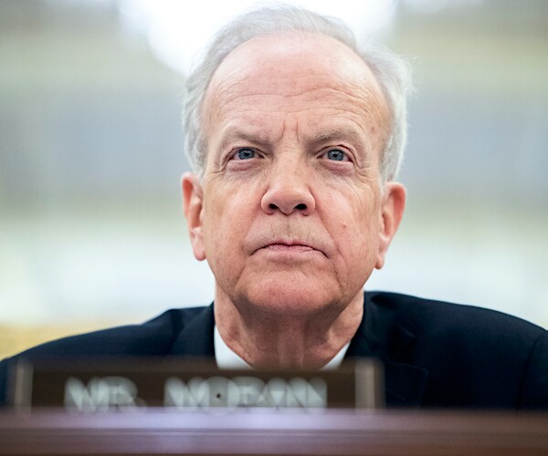 jerry moran sits and listens during senate committee testimony