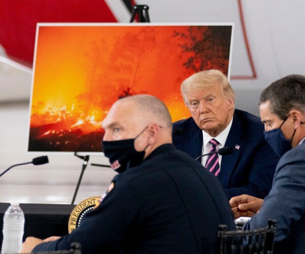 Trump Predicts Climate to Cool Down in Wildfires Briefing