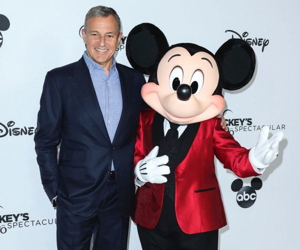 disney ceo bob iger and mickey mouse