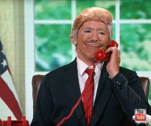 Geraldo Rivera Spoofs Donald Trump on 'Dancing With the Stars'