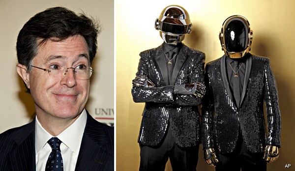 After Daft Punk Ditch, Colbert Dances To Henry Kissinger's Office