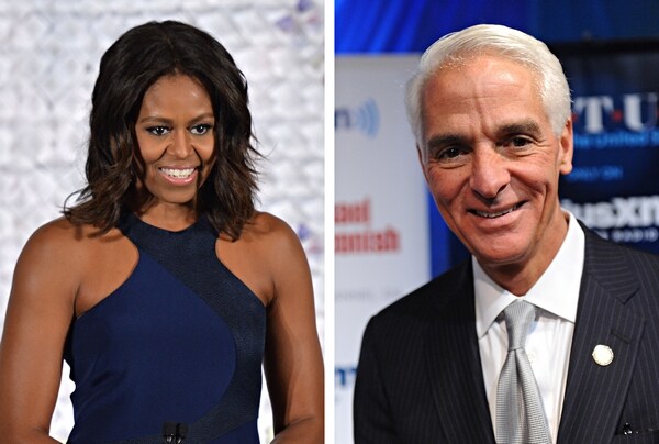 Michelle Obama Stumping for Charlie Crist in Florida