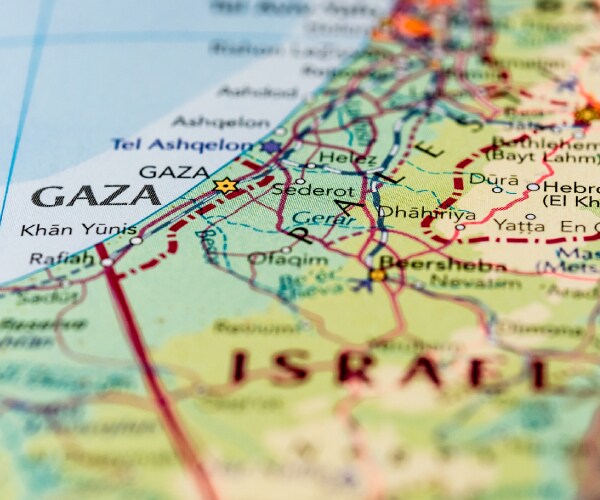 map of israel and gaza