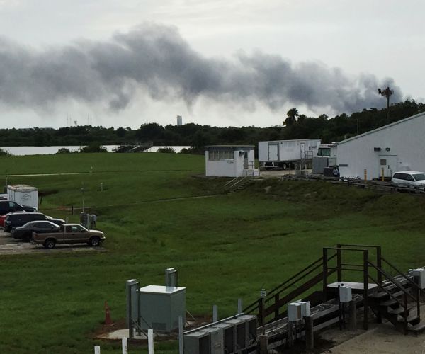 SpaceX Falcon 9 Launch Explosion Destroys Facebook Satellite 