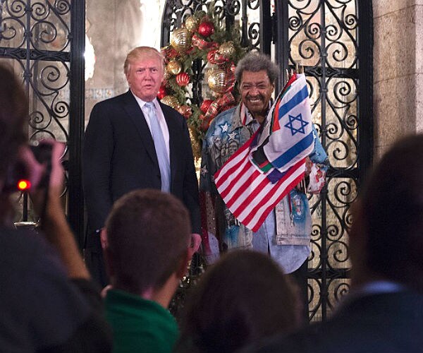 Waving US, Israeli Flags, Don King Says Trump 'Shocked the World'