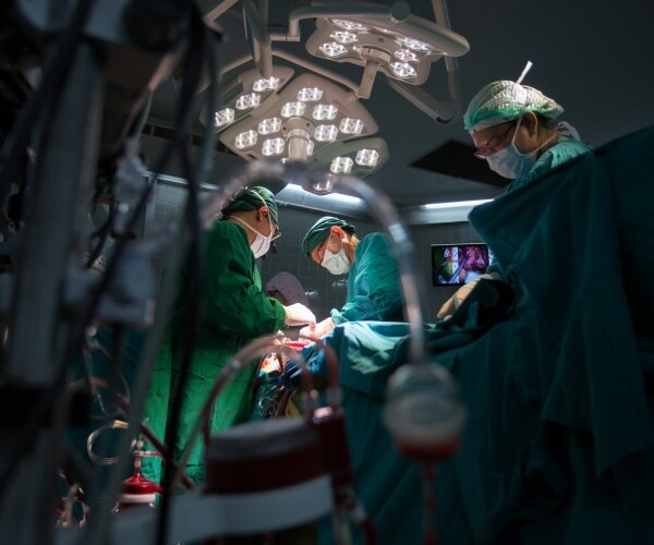 cardiac surgery in operating room