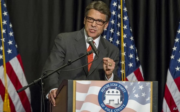 Gov. Rick Perry: Teamwork Needed if GOP to Win White House