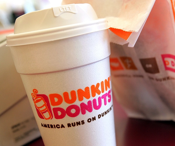 Dunkin' Donuts Cups Changing From Styrofoam to Paper by 2020