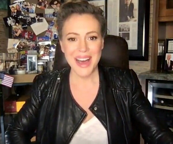 Alyssa Milano Calls on Celebrities to Help End Pandemic