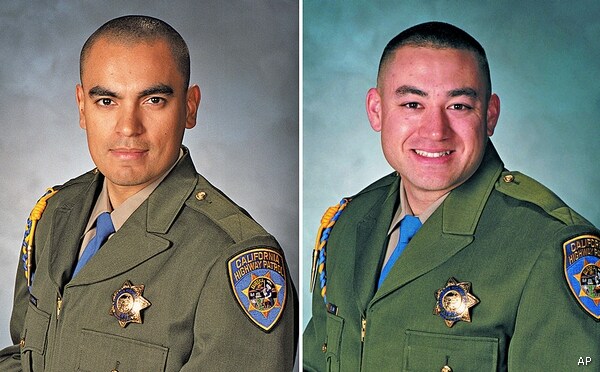 CHP Officers Killed in Freeway Crash Were 'Best of Friends'